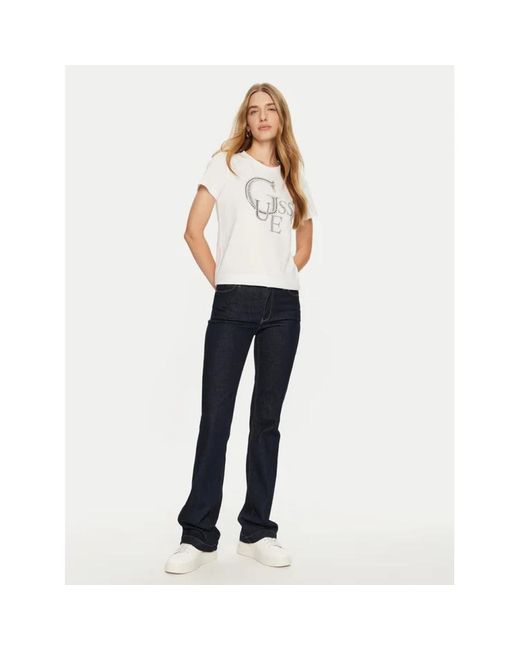 Guess T-Shirts in het White