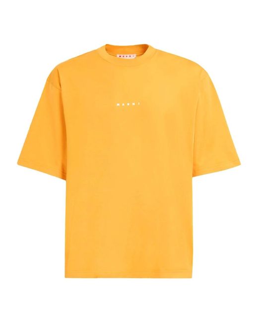 Marni Yellow T-Shirts for men