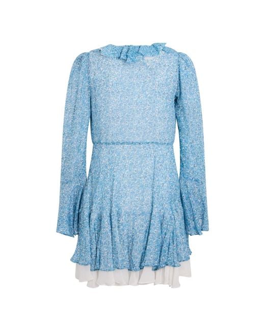 Philosophy Di Lorenzo Serafini Blue Short Dresses