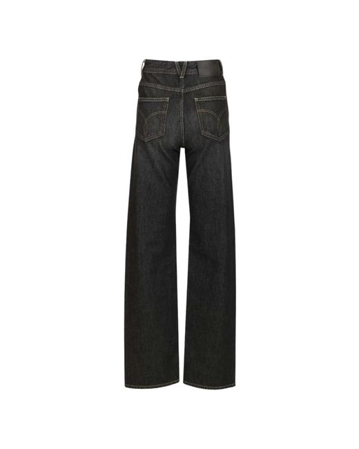 Versace Black Wide Jeans