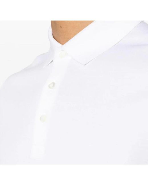 Herno Tops ,Wit ,Katoen Gebreide Polo in het White voor heren