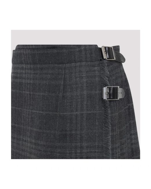 Balenciaga Gray Short Skirts