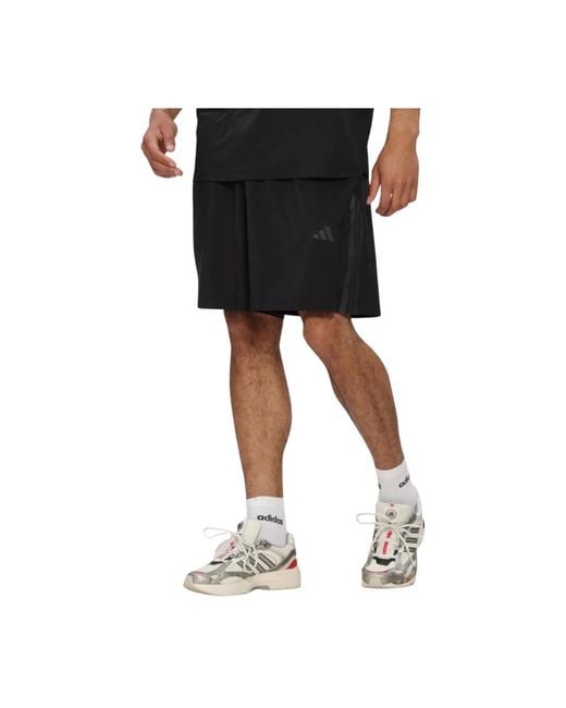 Adidas Tech Essentials Workout 3-Stripes Shorts in het Black voor heren
