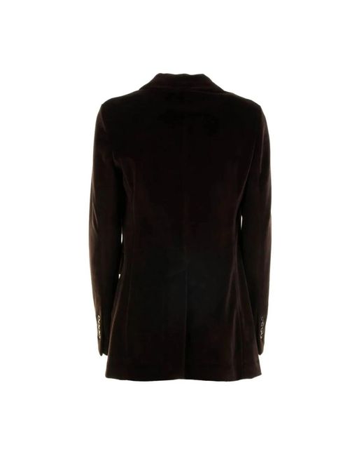 Circolo 1901 Jassen ,Bruin ,Katoen Blazer Velvet in het Black