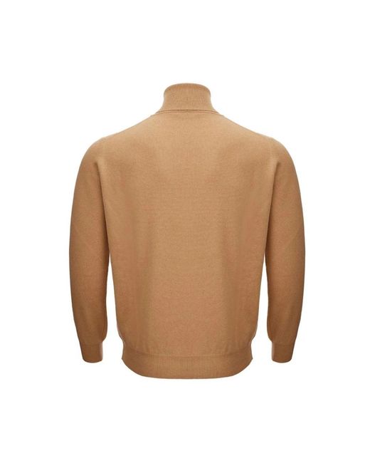 Kangra Brown Turtlenecks for men