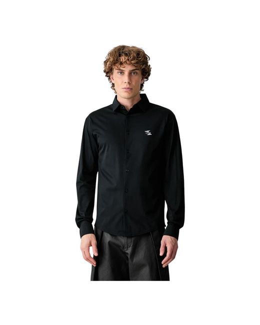 Filling Pieces Shirt in het Black voor heren