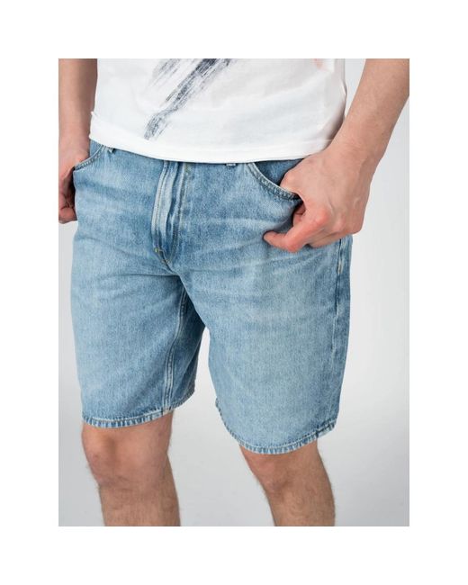 Shorts > denim shorts Guess pour homme en coloris Blue