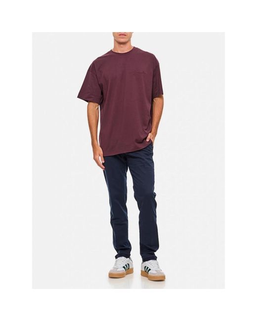 Incotex Blaue Slim Fit Klassische Hose in Blue für Herren