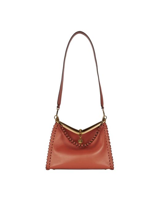Etro Red Shoulder Bags