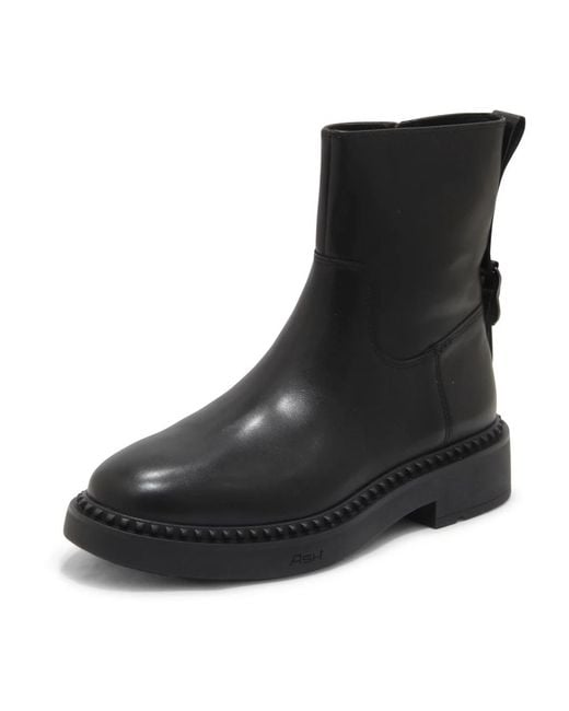 Ash Black Ankle Boots