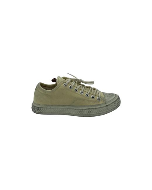 Sneakers basse gialle di Acne in Green
