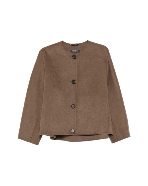 Max Mara Brown Light Jackets