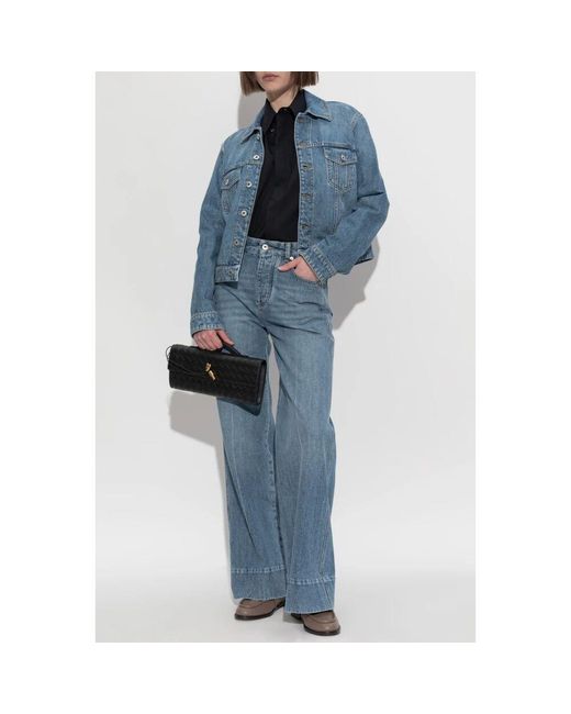 Bottega Veneta Blue Denim Jackets