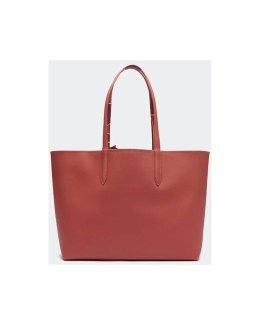 Lacoste Red Tote Bags