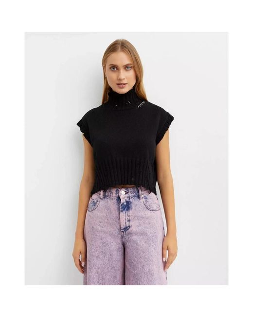 Marni Blue Turtlenecks