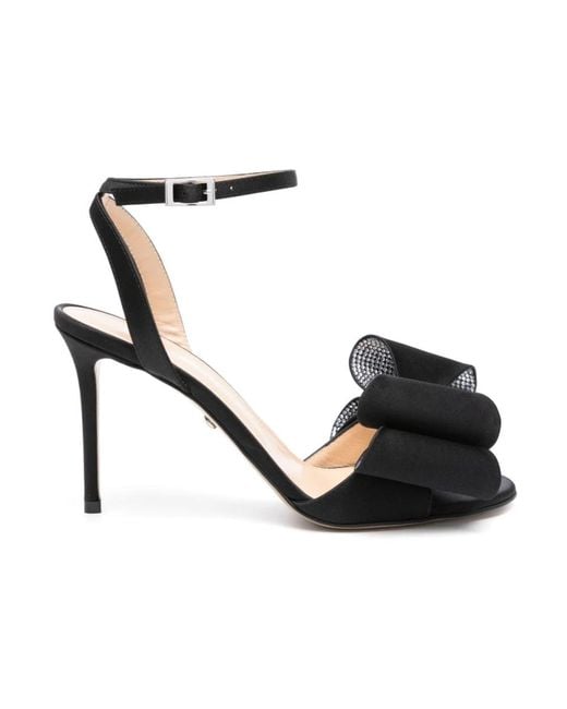 Mach & Mach Black High Heel Sandals
