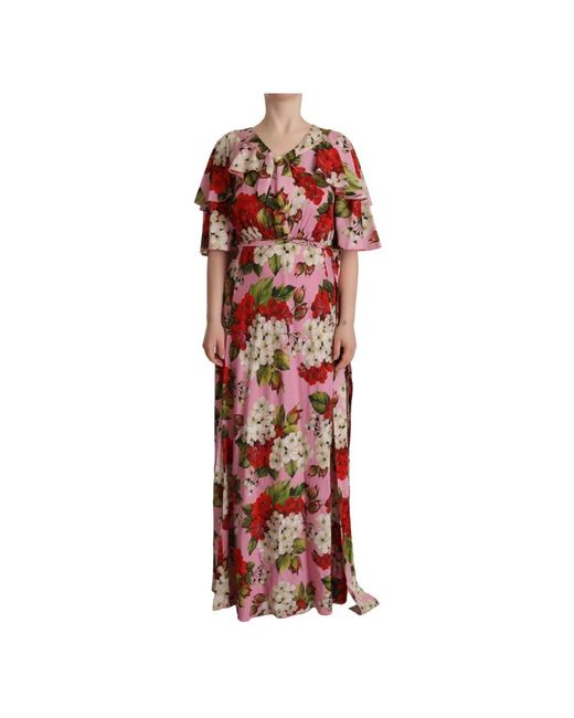 Dolce & Gabbana Red Maxi Dresses