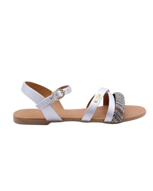Flat Sandals Scapa de color Brown