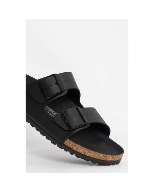 Birkenstock Black Sliders for men