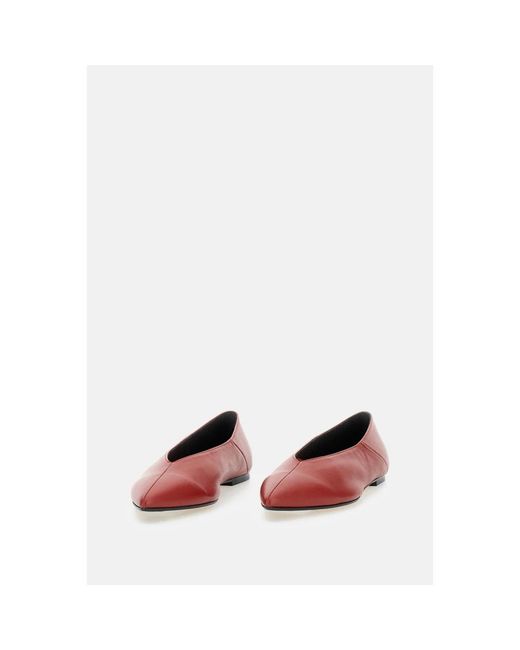 Aeyde Red Ballerina Moa