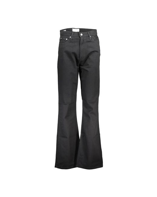 Calvin Klein Gray Flared Jeans