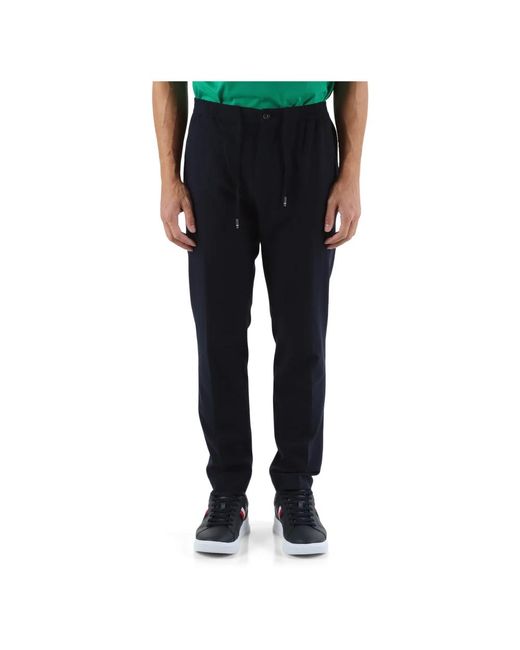 Trousers > slim-fit trousers Tommy Hilfiger pour homme en coloris Black