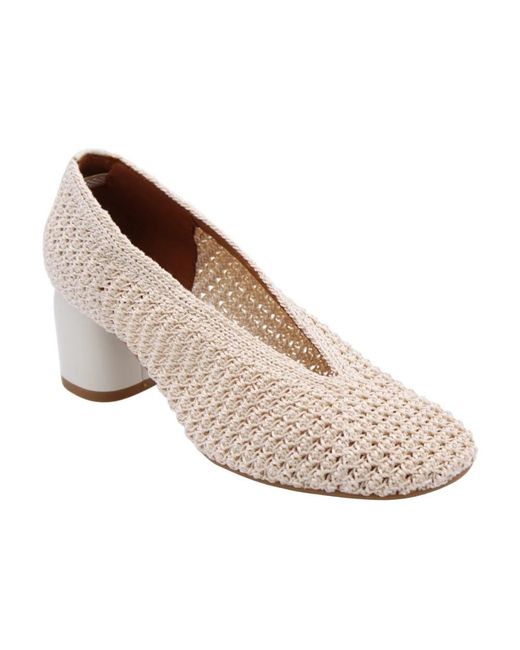 Angel Alarcon White Pumps