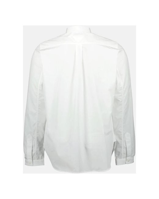 Prada Overhemden ,Wit ,Katoen Witte Katoenen Overhemd, Klassieke Stijl in het White voor heren