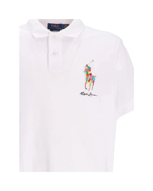 Polo Ralph Lauren White Polo Shirts for men