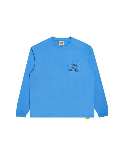 GALLERY DEPT. Blue Long Sleeve T-Shirts for men