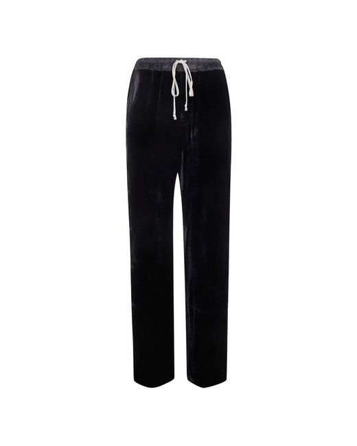 Straight Trousers Rick Owens de color Black