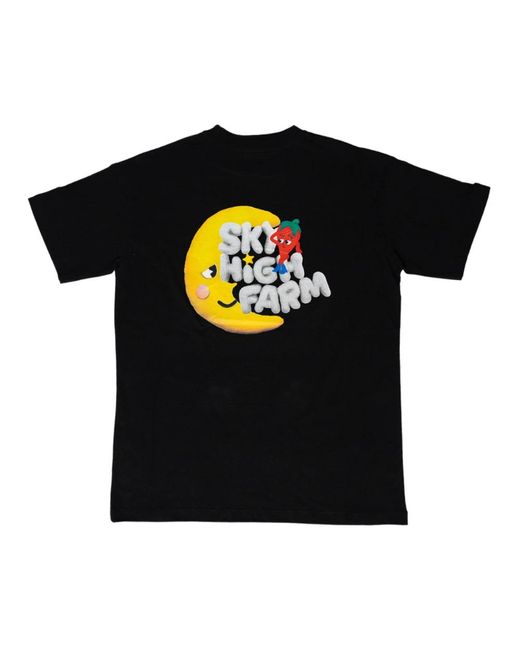 Sky High Farm Black T-Shirts for men