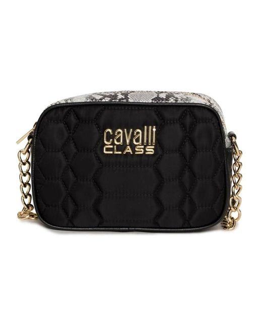 Class Roberto Cavalli Black Shoulder Bags