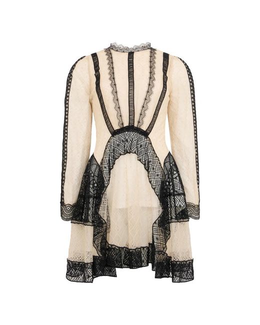 Alberta Ferretti Natural Party Dresses