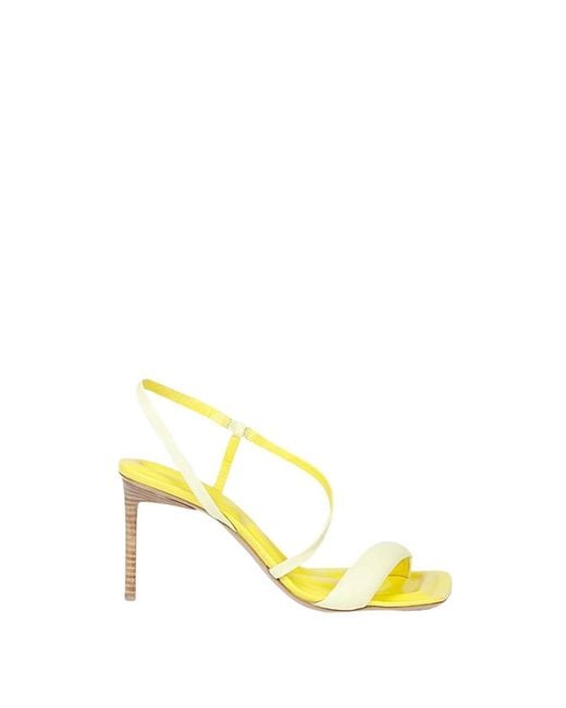 Jacquemus Yellow High Heel Sandals