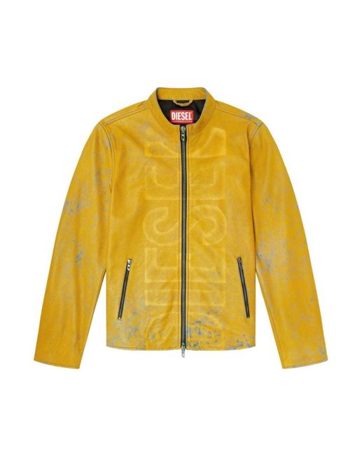 DIESEL L-Evert-A Jacket in het Yellow voor heren