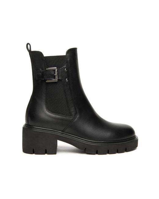 Nero Giardini Black Chelsea Boots