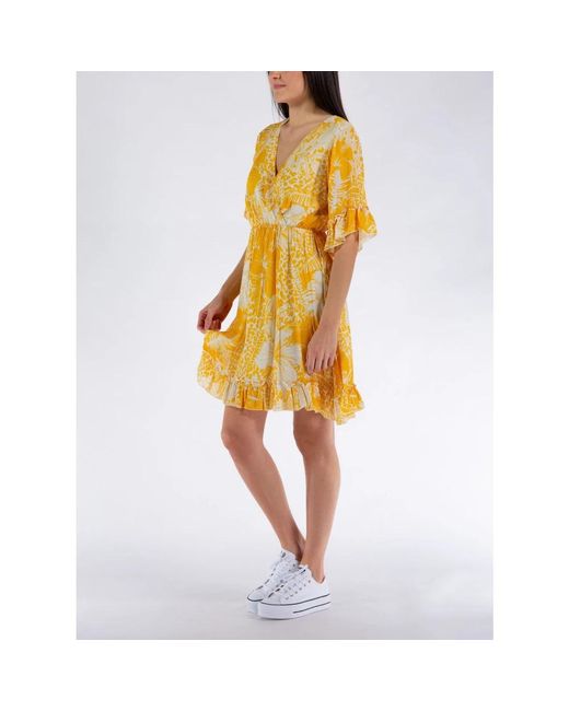 Fracomina Yellow Summer Dresses