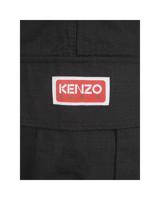 KENZO Schwarze bermuda-shorts in Black für Herren