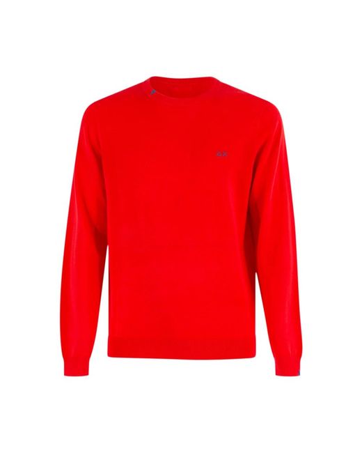 Sun 68 Red Sweatshirts for men