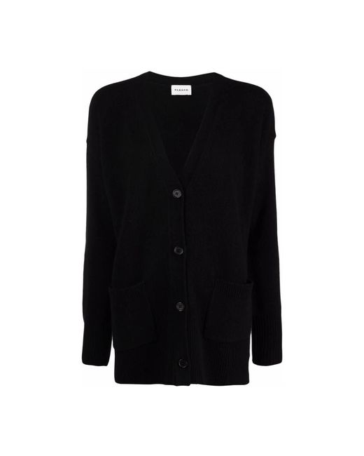 P.A.R.O.S.H. P.A.R.O..H. ,Truien & Vesten ,Zwart ,Wol Zwarte Wol Kasjmier Vest in het Black