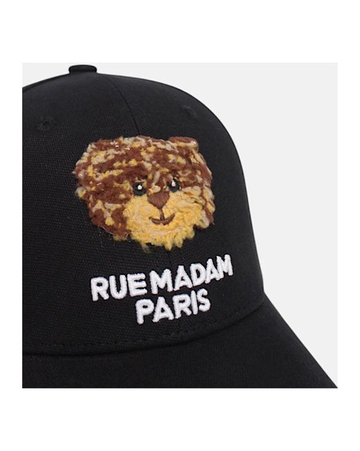 Caps di Rue Madam in Black