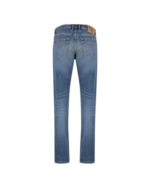 Moorer Blue Slim Fit Jeans for men