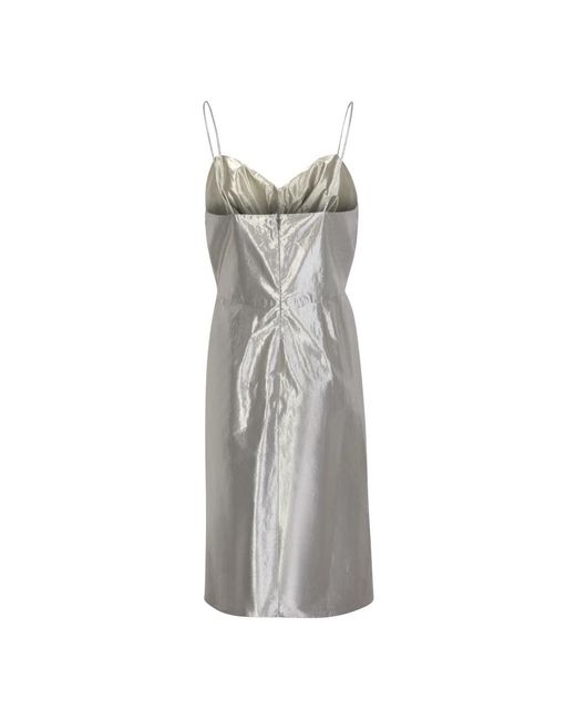 Maison Margiela Gray Party Dresses