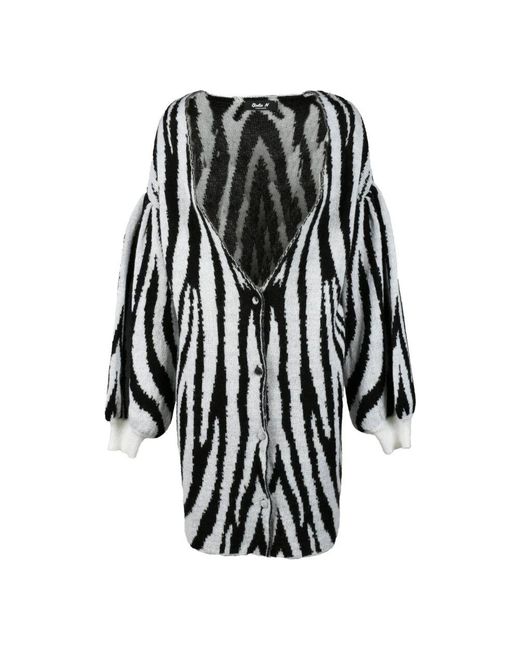 Giulia N Couture Black Mohair-mischung cardigan