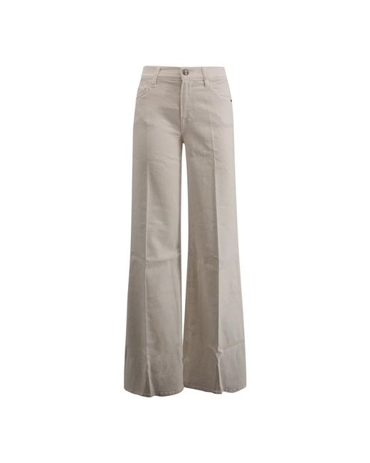 FRAME Gray Wide Trousers
