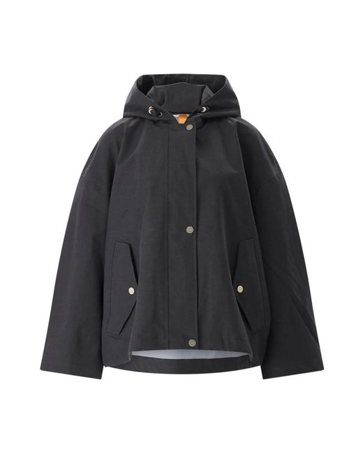 G Lab Hip-Length Relaxed Jas in het Black
