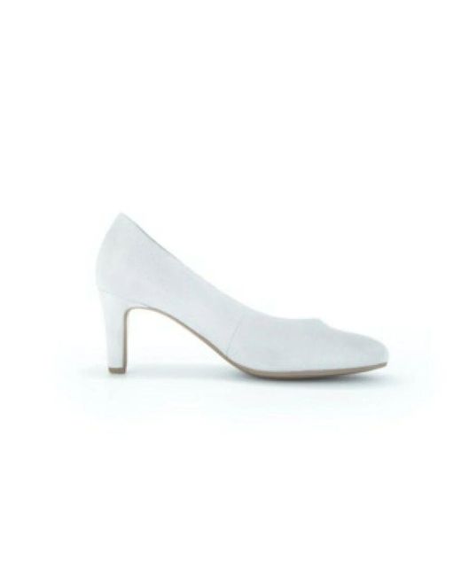 Gabor White Graue Stilvolle Schuhe