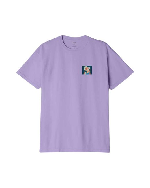 Obey Purple T-Shirts for men