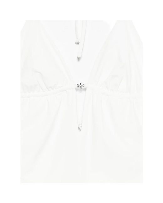Tory Burch Tie-Back Badpak in het White